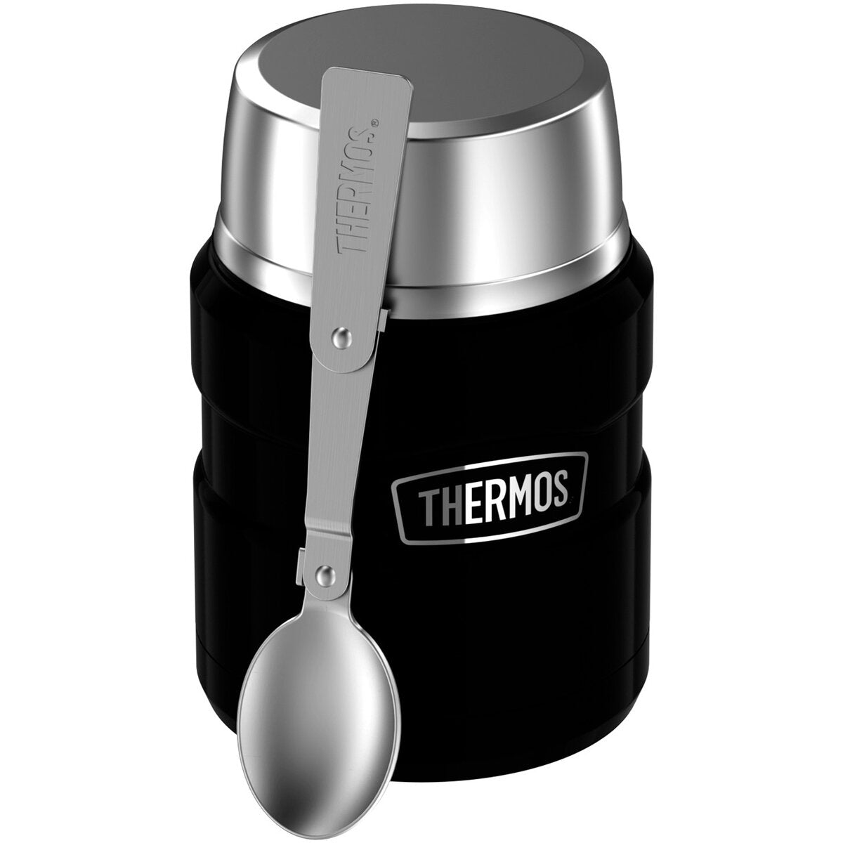 Thermos Stainless King Food Jar 0.47l insulated container (Black)