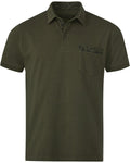 Parforce polo shirt forest animal detail (Olive/Black)