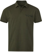 Parforce polo shirt forest animal detail (Olive/Black)