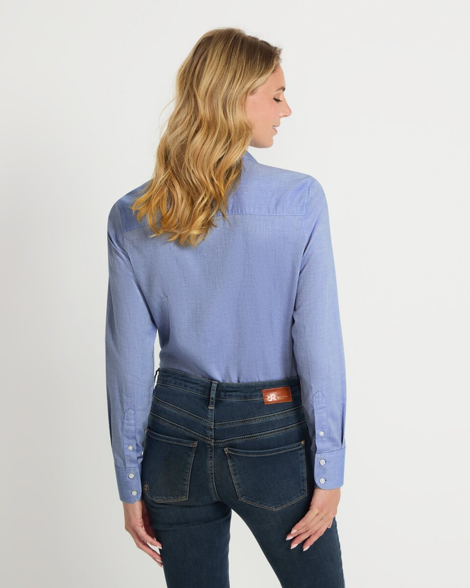 Highmoor Blouses in a double pack (Blue/White with Tattersall)
