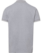 Reitmayer Piqué polo shirt with deer (Gray melange)
