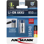 Ansmann Battery Li-Ion 16340 850 mAh micro USB