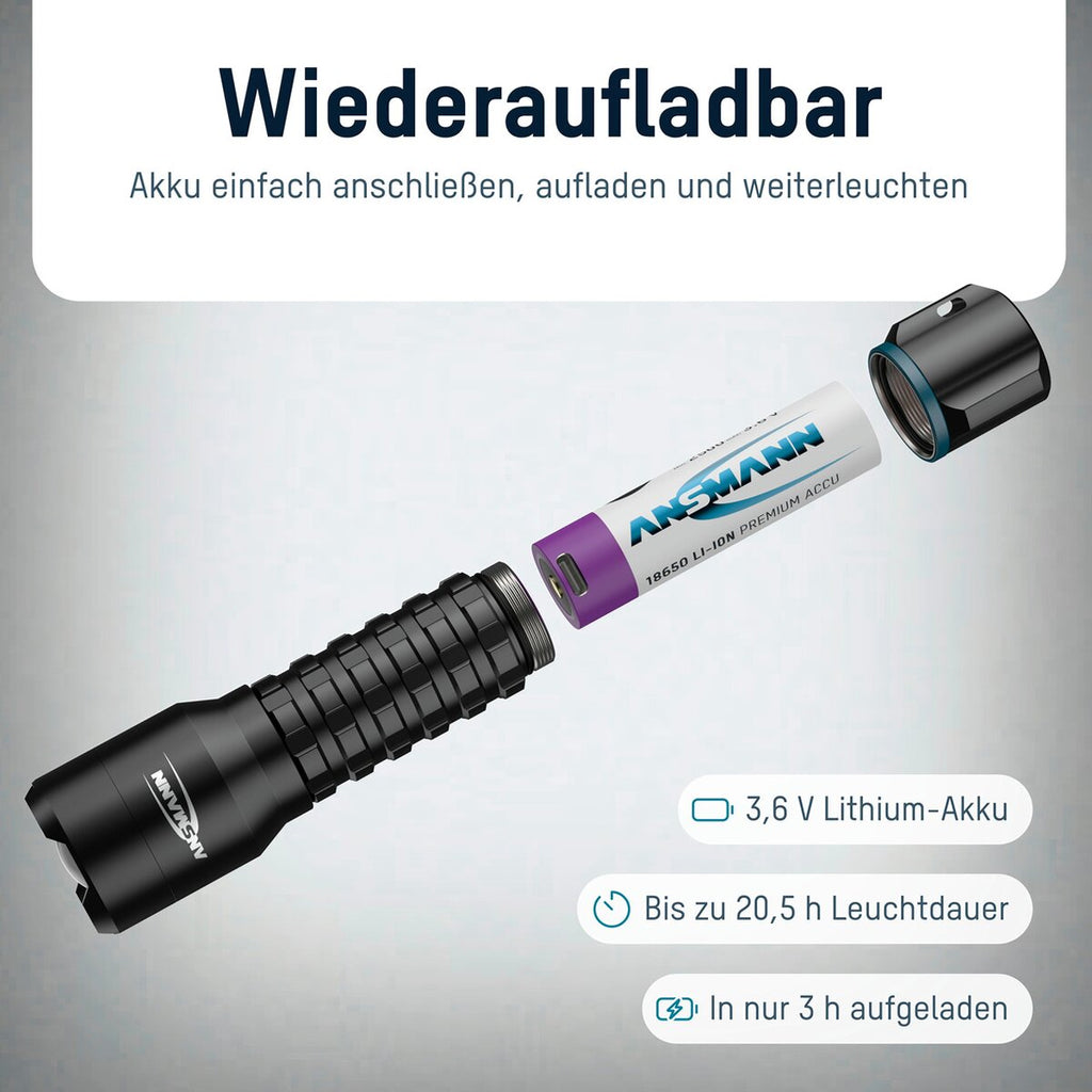 Ansmann Survival Flashlight TS1000RF