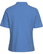 Luis Steindl Piqué shirt with gingham check details (Light Blue)