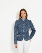 Reitmayer Paisley jacket with fringe (Blue)
