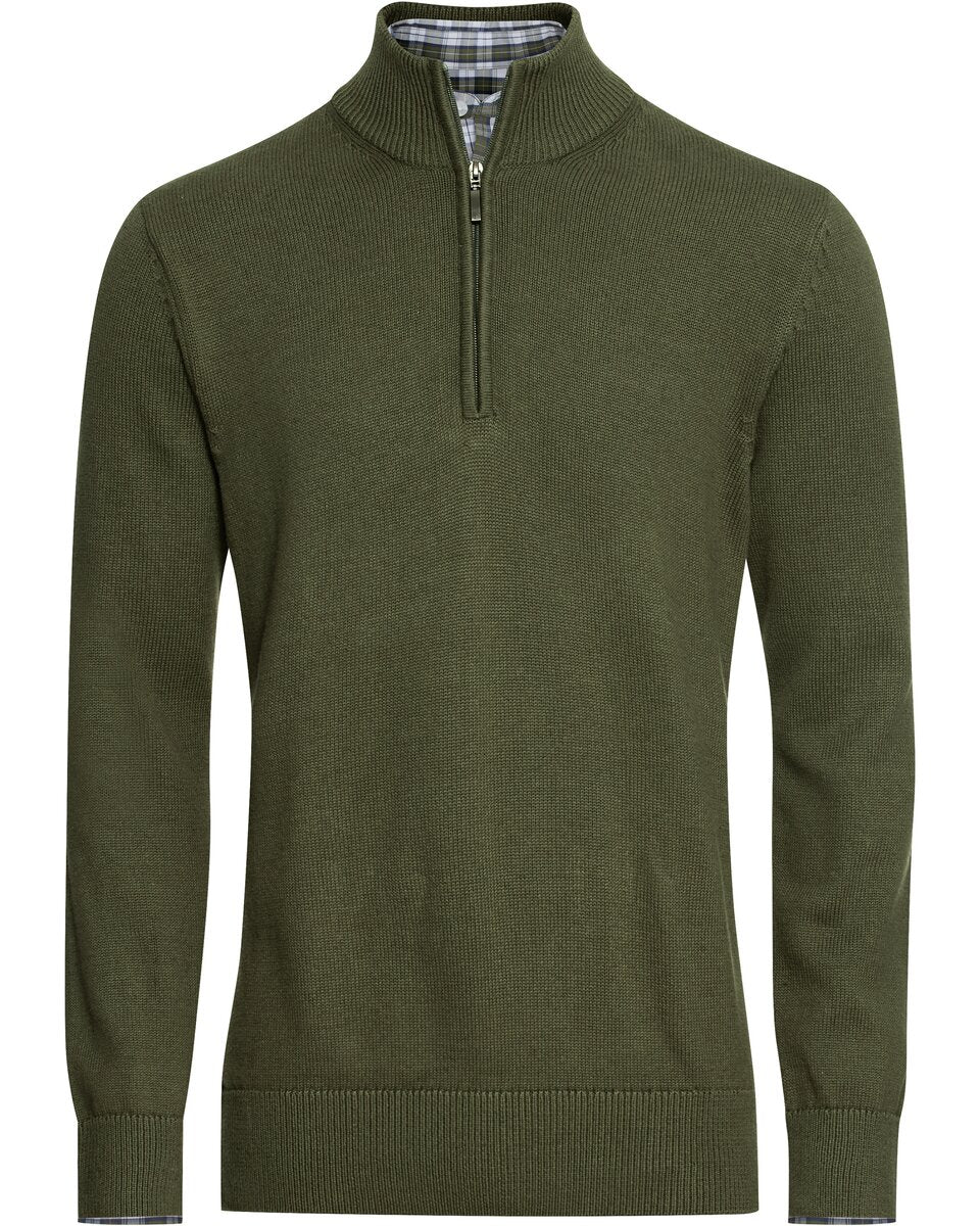Highmoor Set: Troyer & checked shirt (Green)