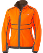 Merkel Gear Women's reversible fleece jacket HELIX (Olive/orange)