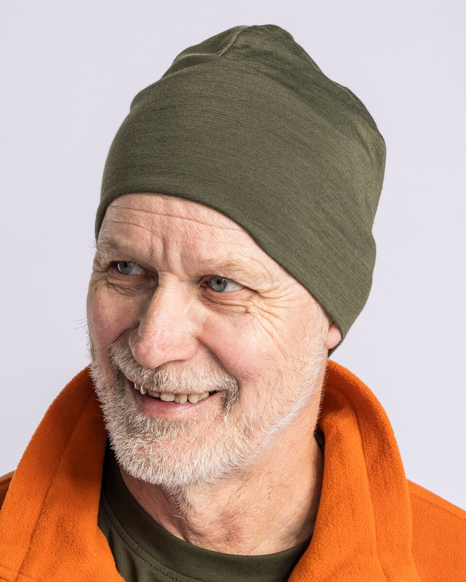 Pinewood Merino wool hat (Moss Green)