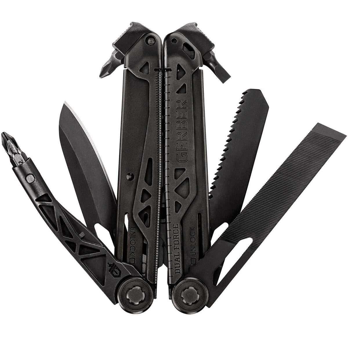 Многофункциональный инструмент Gerber Dual Force (черный)