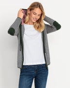 Reitmayer Cardigan with hood (Grey/Green)
