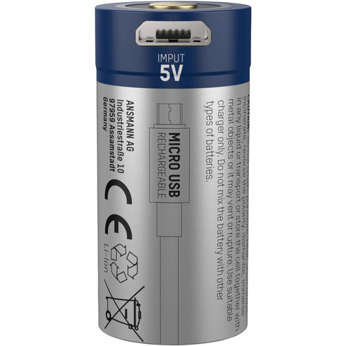 Ansmann Battery Li-Ion 16340 850 mAh micro USB