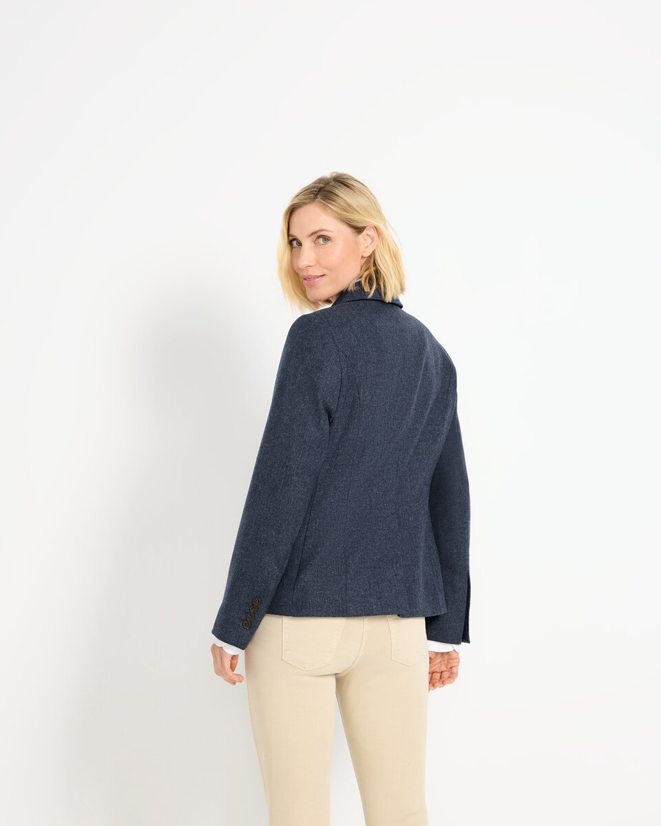 Highmoor Lightweight wool blazer (Jeans blue)