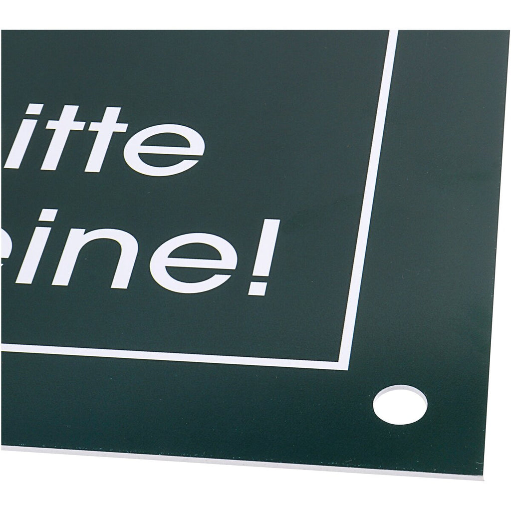Waidgerechte Jagd Please keep dogs on a leash sign – pack of 4