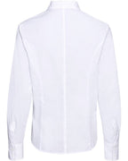 Luis Steindl goblet collar blouse with lace (White)