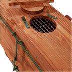 Two-door wooden box latch (Dimensions (LxWxH) 150x30x30 cm, weight 22 kg)