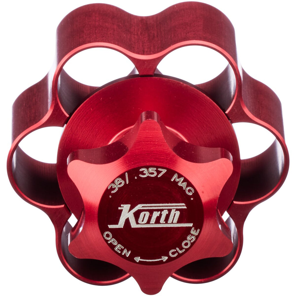 Korth Speedloader .357 Mag. / .38 Spec. – 6-tier (Silver)