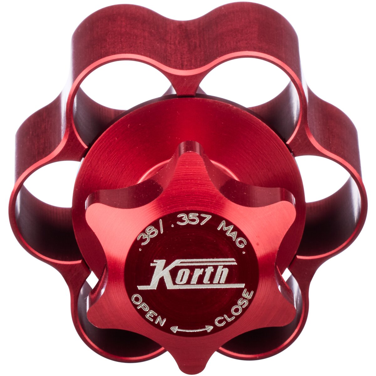 Korth Speedloader .357 Mag. / .38 Spec. – 6-tier (Silver)