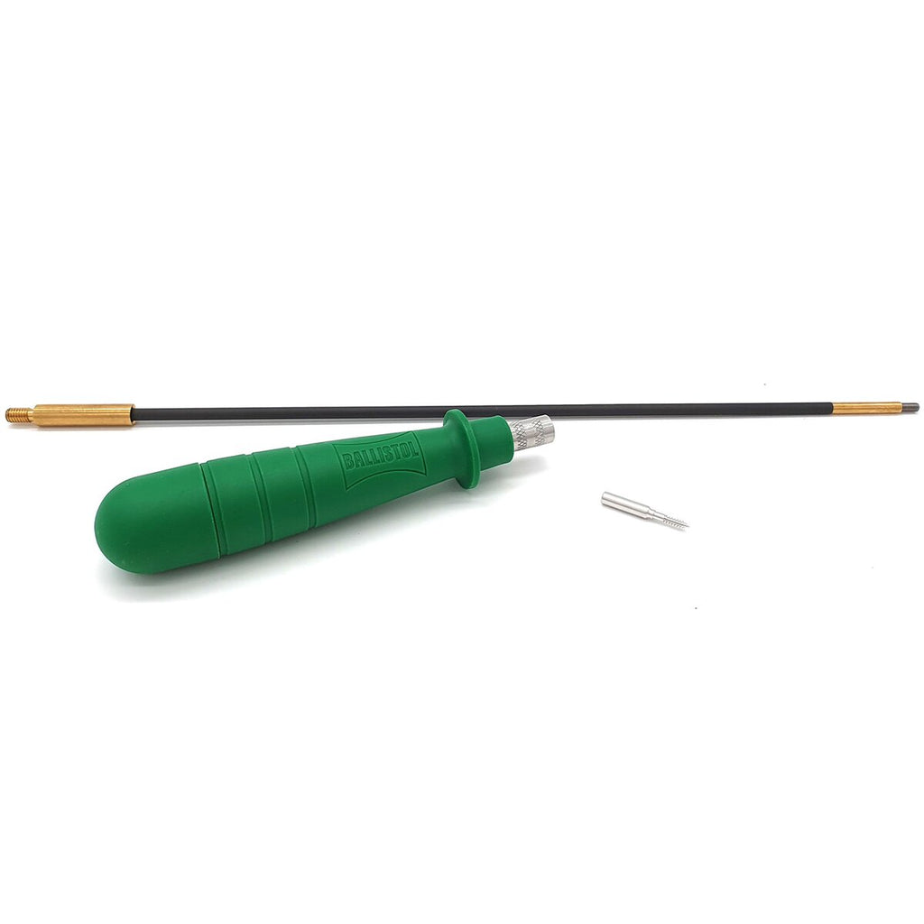 BALLISTOL Carbon cleaning rod set – 3 pieces (Short, wiping length 25 cm, Ø 4 mm, external thread 1/8")