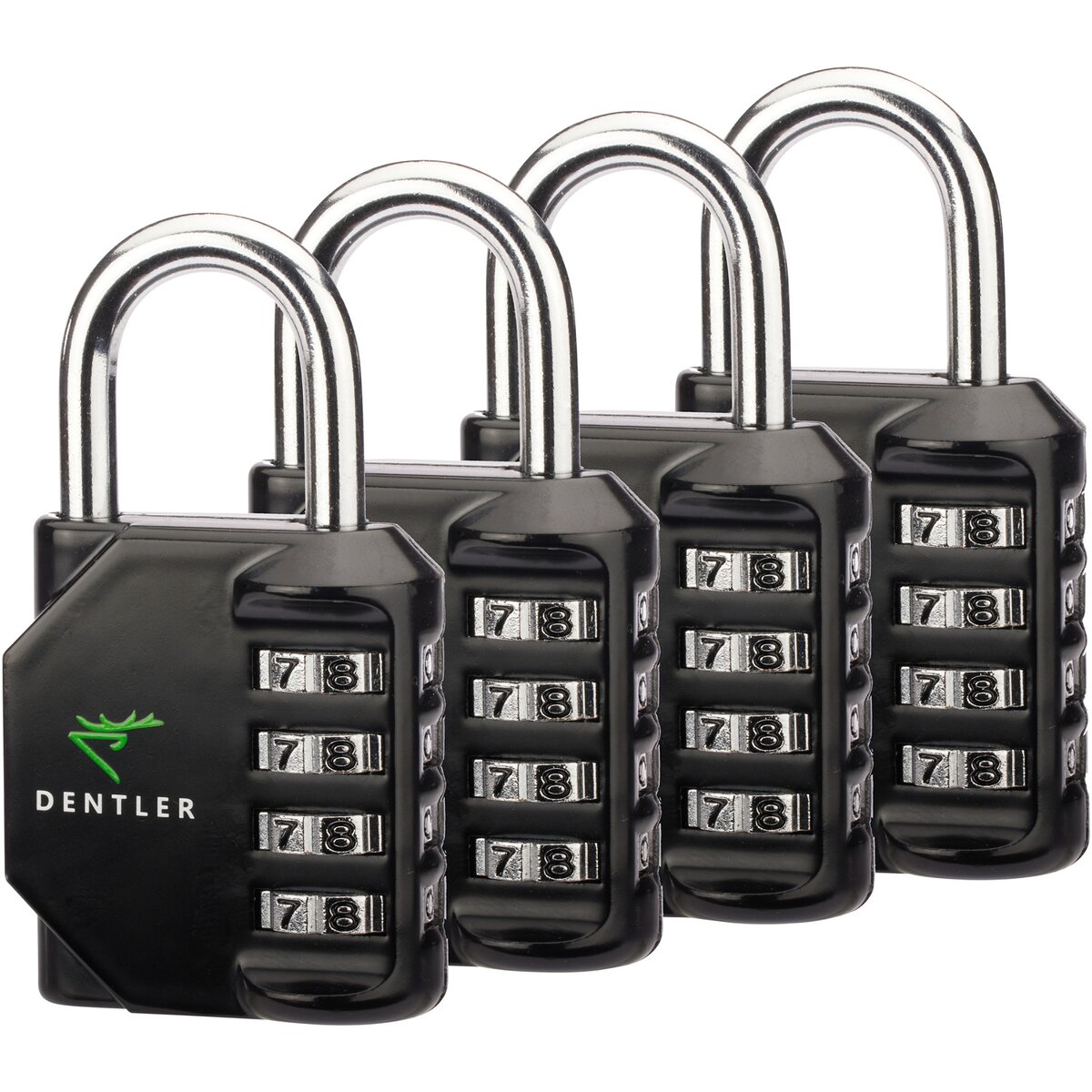 Dentler combination lock set of 4