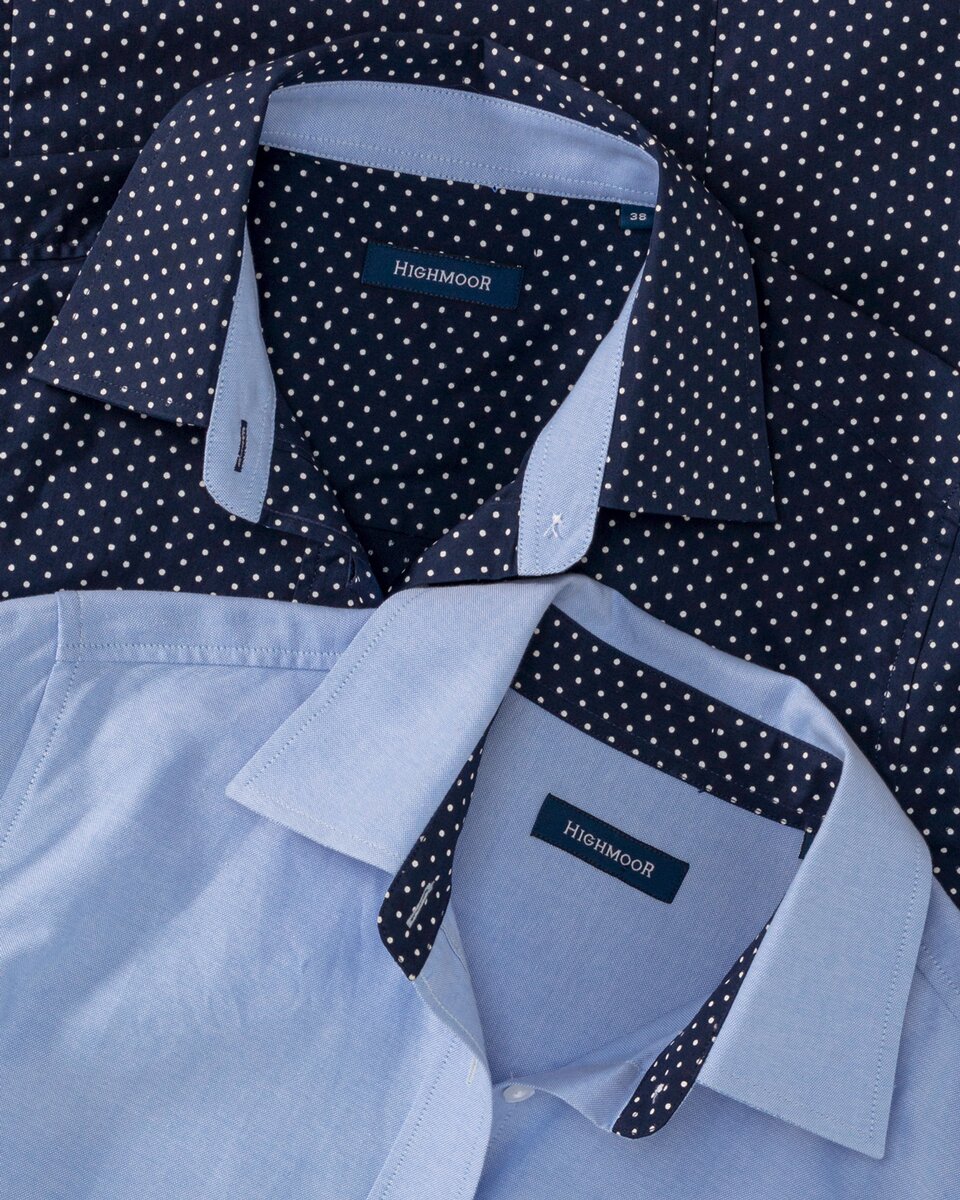 Highmoor Blouses in a double pack (Blue)