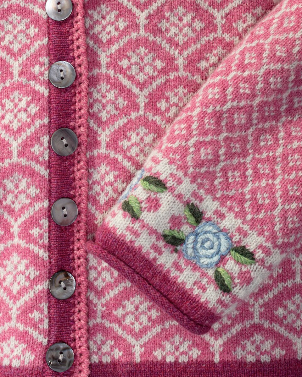 Reitmayer Jacquard cardigan (Pink)