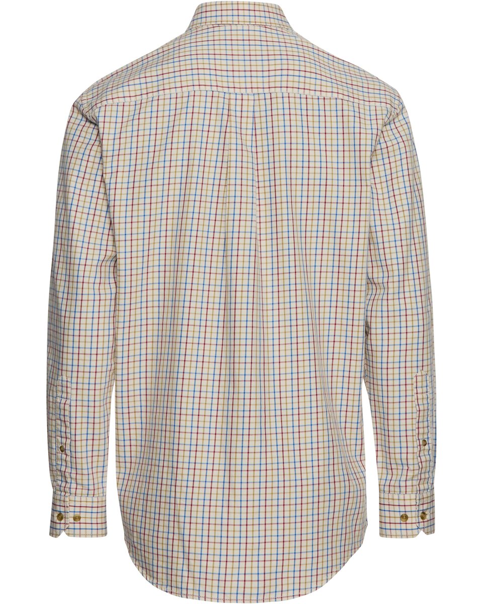 Highmoor Tattersall shirt (Ecru/Beige/Blue/Red)