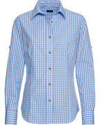Luis Steindl Vichy check blouse (Medium blue)