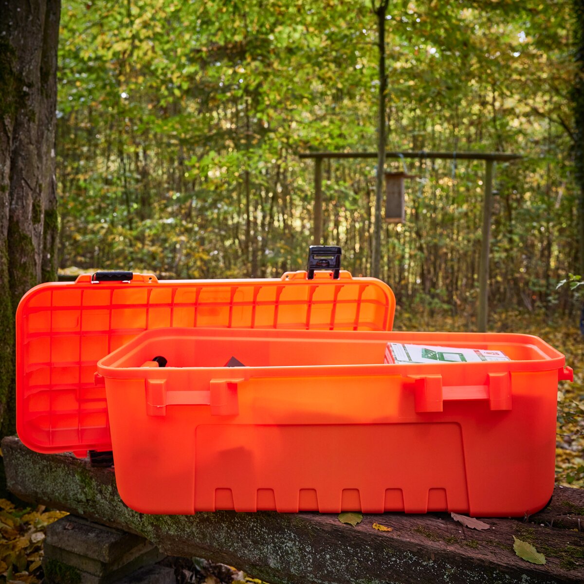 Plano Sportsman Trunk utensil box (Size L (dimensions 96x46x36 cm) – Orange)