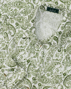 Luis Steindl Paisley blouse with flowers (White/Green)
